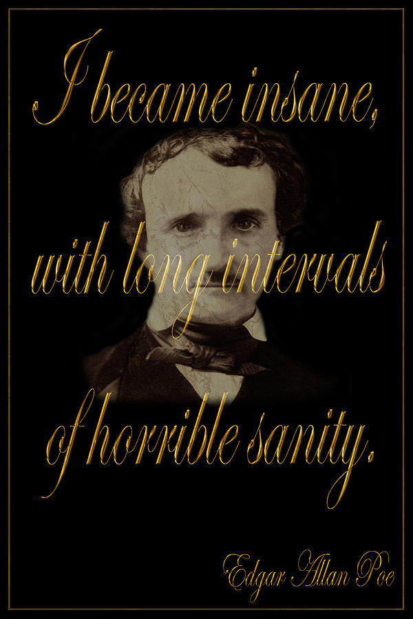 Edgar Allan Poe 2 Photograph by Andrew Fare