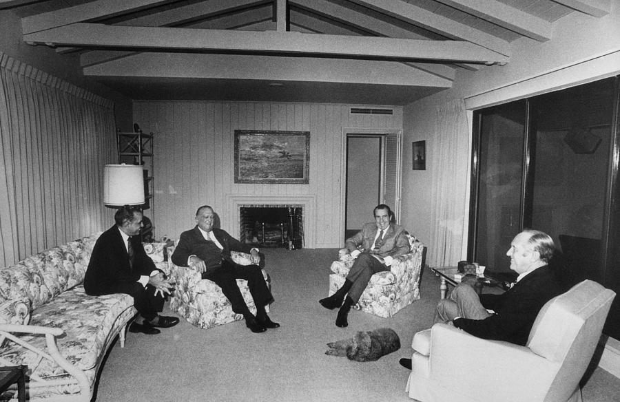 Politician Photograph - Edgar J. Hoover Was A Guest In Richard by Everett
