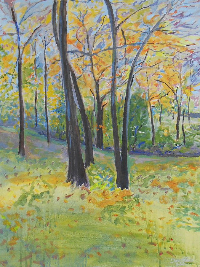Edgewood Fall Painting by Daniel Gale