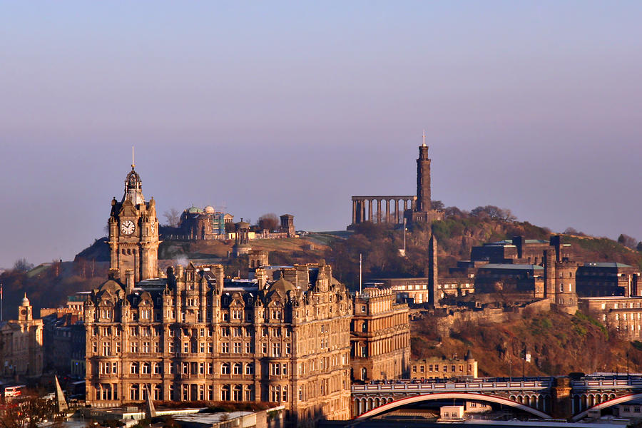 Architecture Photograph - Edinburgh Scotland - A Top-Class European City by Alexandra Till