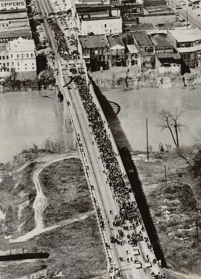 History Photograph - Edmund Pettus Bridge In Selma Alabama by Everett