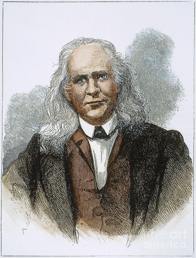 Portrait Photograph - Edmund Ruffin (1794-1865) by Granger