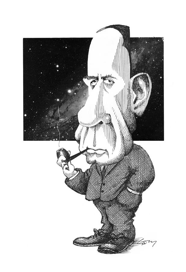 Edwin Hubble, Us Astronomer Photograph by Gary Brown