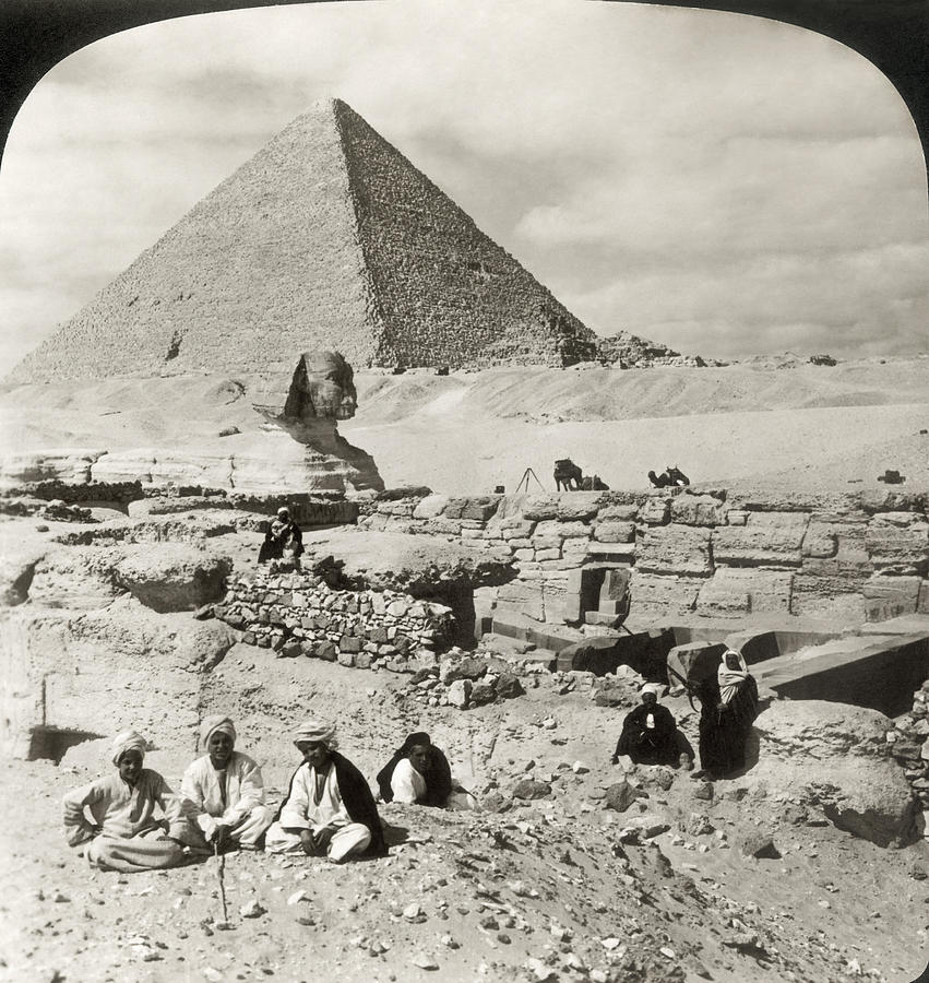 Egypt: Great Sphinx, 1908 Photograph by Granger