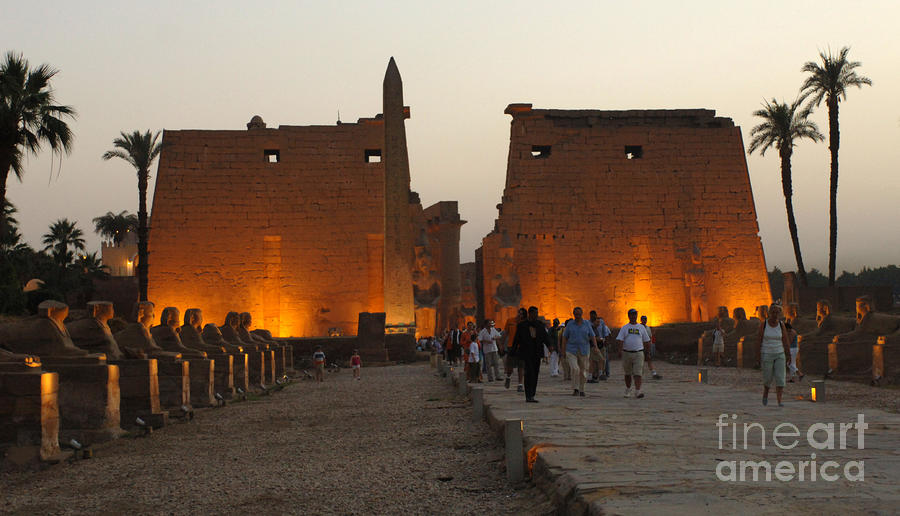 Egypt Luxor Temple Photograph by Bob Christopher