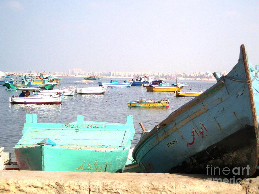 Boat Photograph - Egyptian Bay by Anthony Novembre