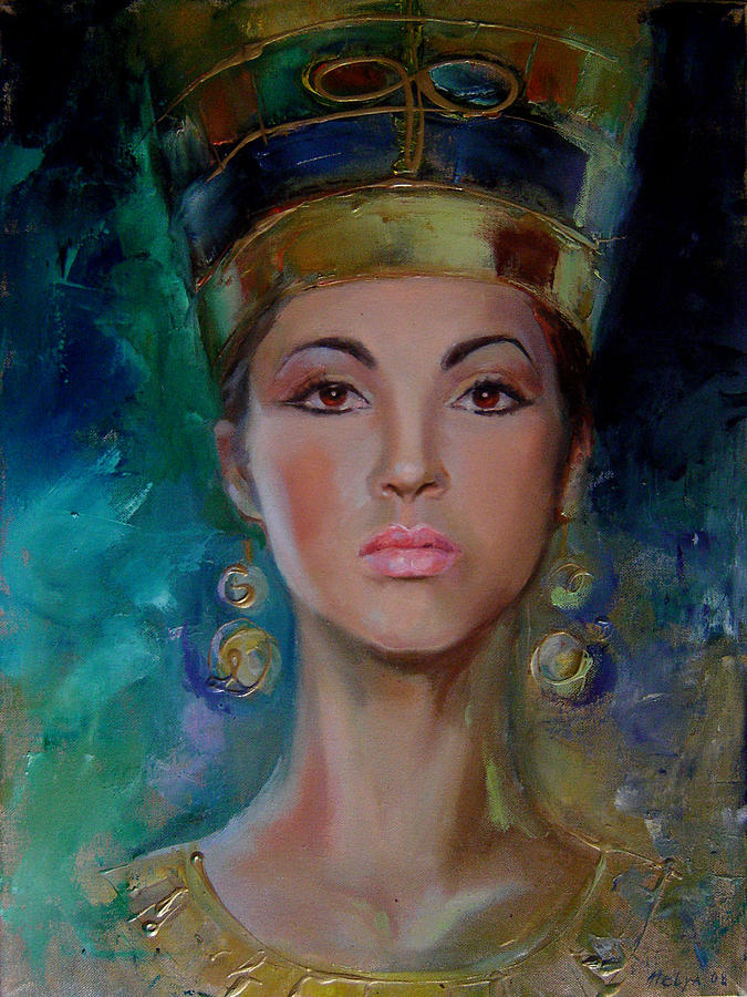 Egyptian Princess Painting By Nelya Shenklyarska