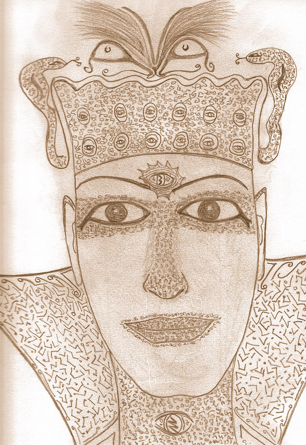 Nefertiti  Egypt Adult Coloring Pages