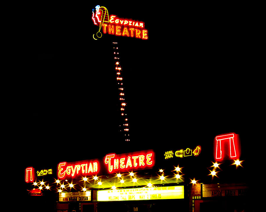 Egyptian Theatre Photograph - Egyptian Theatre in Coos Bay Oregon by Gary Rifkin Egyptian Theatre Photograph - Egyptian Theatre in Coos Bay Oregon by Gary Rifkin