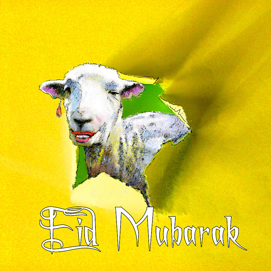 Eid Mubarak Painting by Miki De Goodaboom