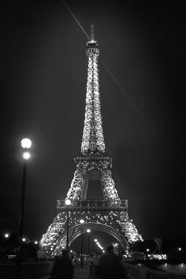 Eiffel By Night Photograph by Wes and Dotty Weber