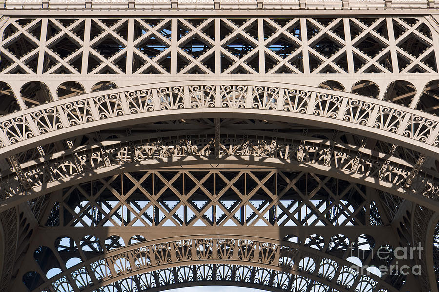 Eiffel tower arch Photograph by Fabrizio Ruggeri