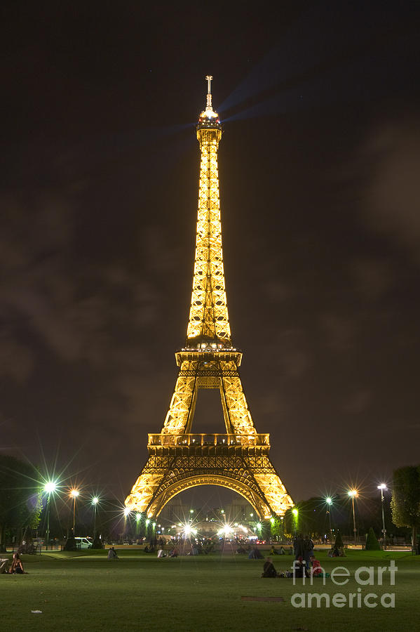 Eiffel tower by night Photograph by Fabrizio Ruggeri
