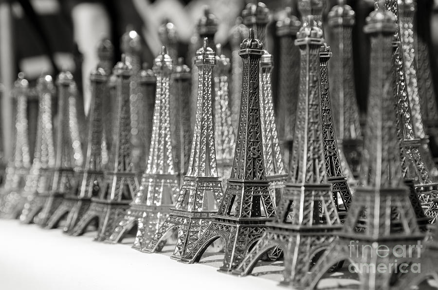Eiffel tower miniature Photograph by Olivier Steiner