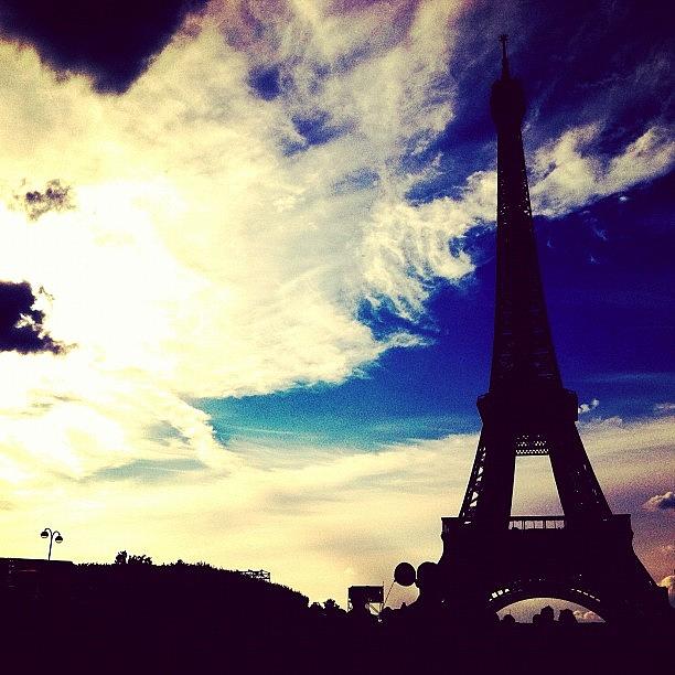 Paris Photograph - #eiffel #tower #paris #france #high by Jen Hernandez