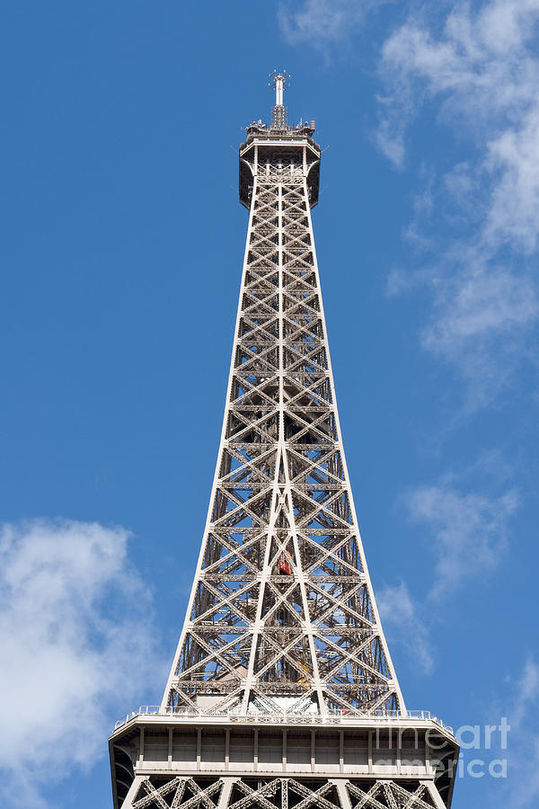 Eiffel Tower spire Photograph by Fabrizio Ruggeri