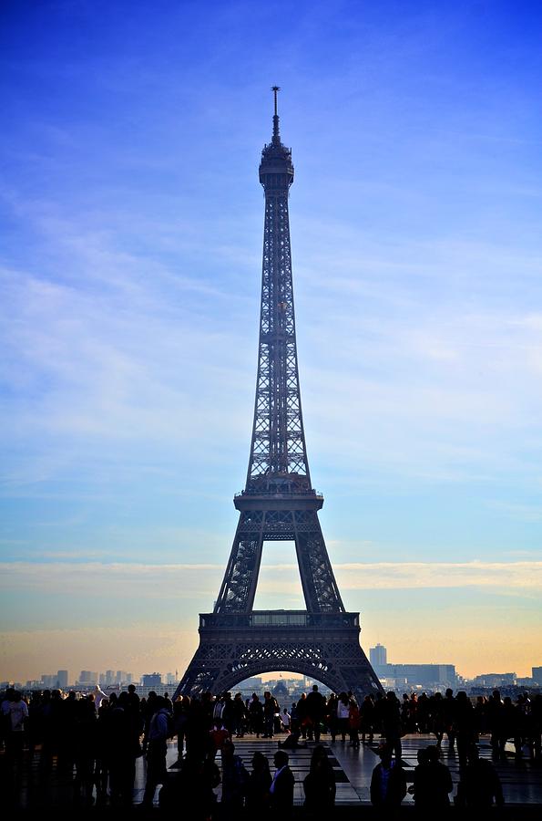 Eiffel Tower Sunset Photograph by Catherine Murton