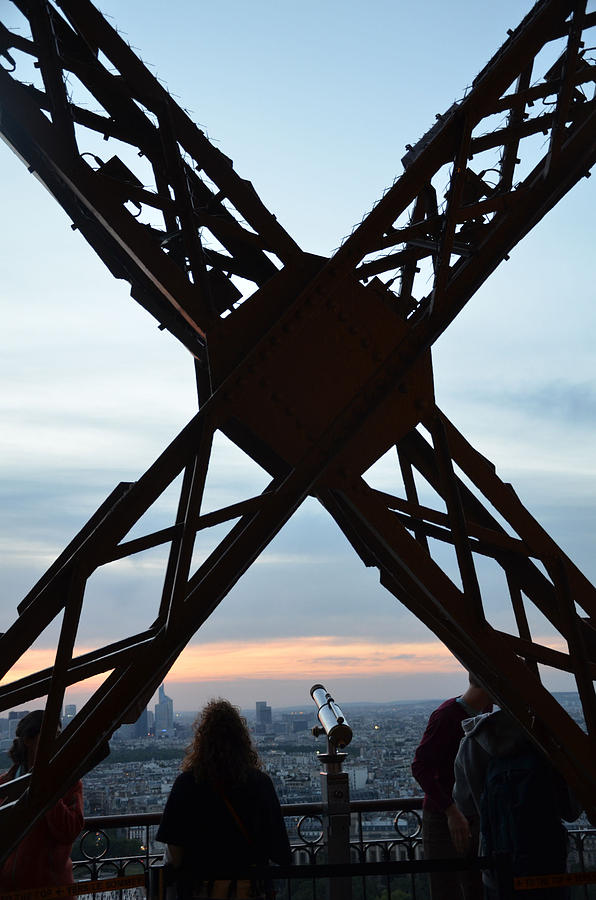 Eiffel Tower X Photograph by Catherine Murton