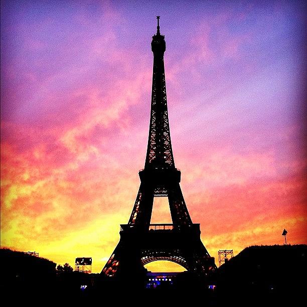 Paris Photograph - #eiffeltower #paris #france by Jen Hernandez