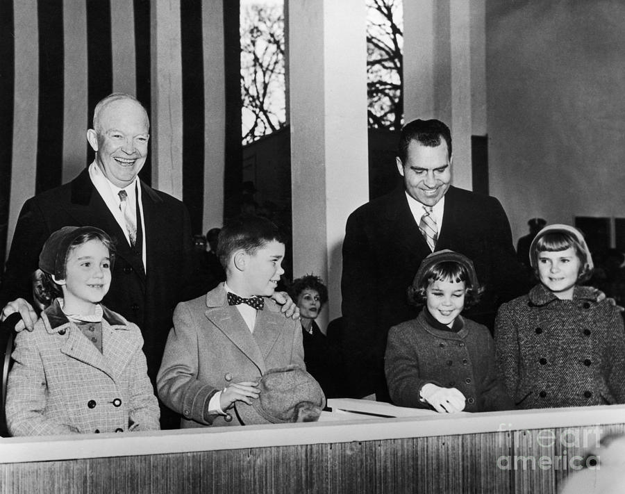 Washington D.c. Photograph - Eisenhower Inauguration by Granger