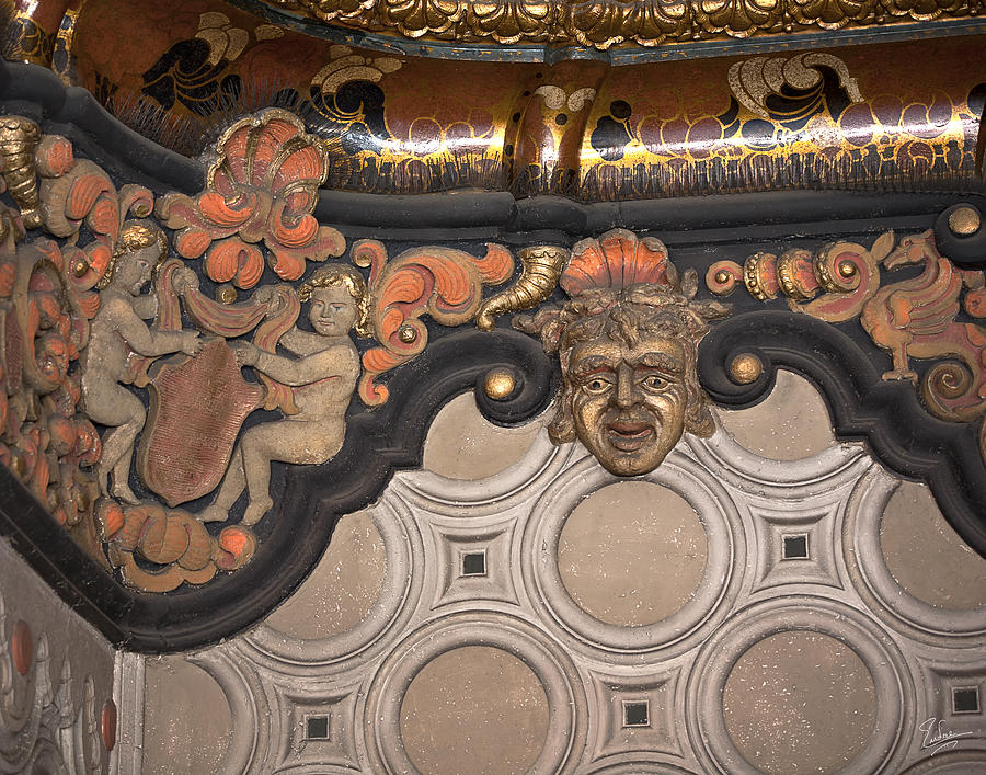 El Capitan Theater Entrance Ceiling Photograph by Endre Balogh