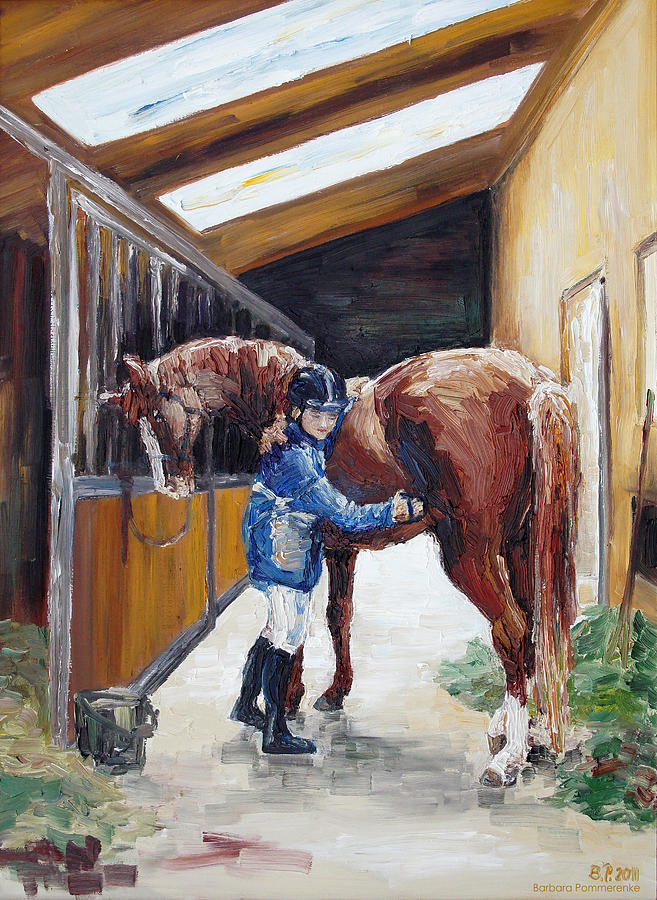 El Cid Painting by Barbara Pommerenke