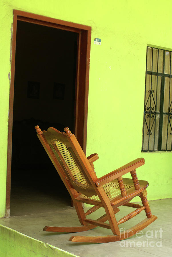 EL QUELITE ROCKING CHAIR Mexico Photograph by John  Mitchell