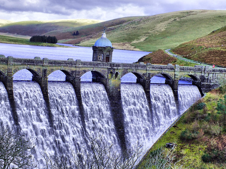 Elan Valley Dam Photograph by Lorainek Photographs