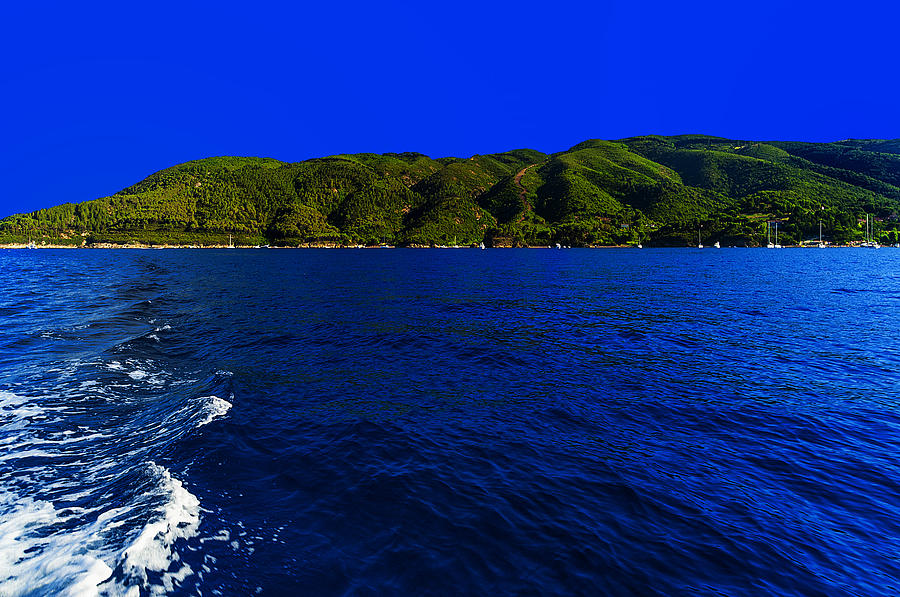 ELBA ISLAND - Wave and hill - ph Enrico Pelos Photograph by Enrico Pelos