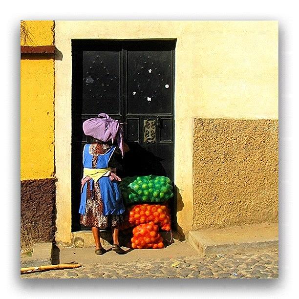 Elderly Mayan Lady Carrying  Food Photograph by Deb - Jim Photograhy
