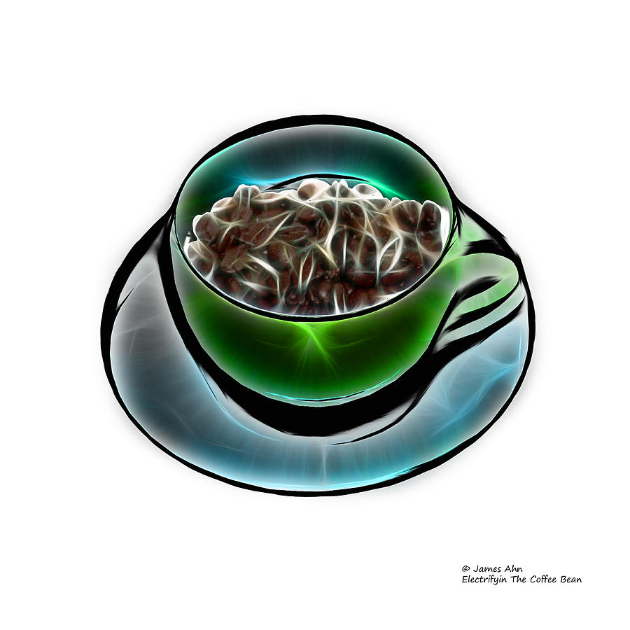 Electrifyin The Coffee Bean -Version Green WB Photograph by James Ahn