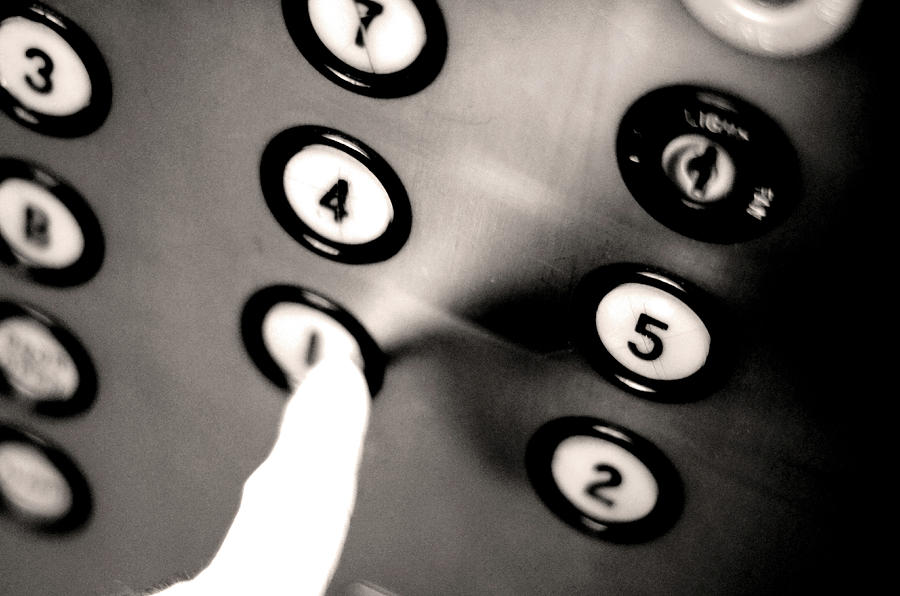 Elevator Buttons Photograph