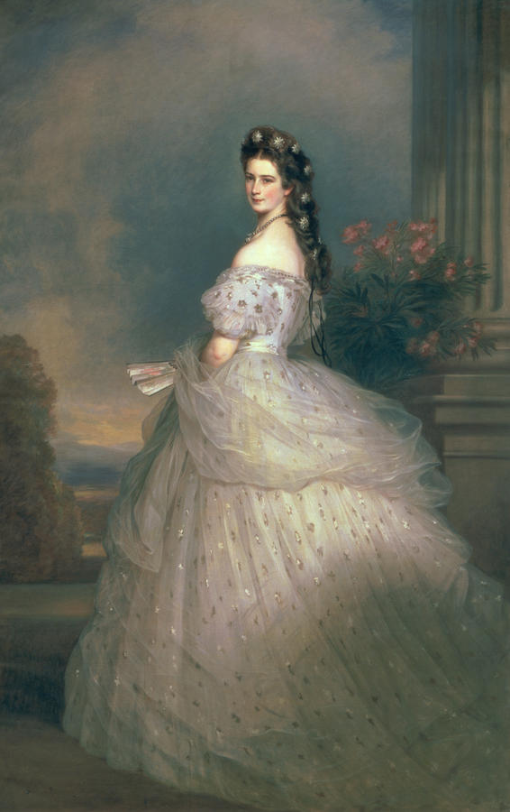 Elizabeth Of Bavaria by Franz Xavier Winterhalter