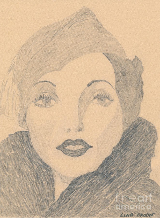 Elizabeth Taylor Drawing by Donna L Munro