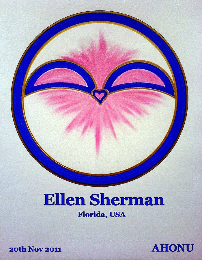 Ellen Sherman Painting by AHONU Aingeal Rose