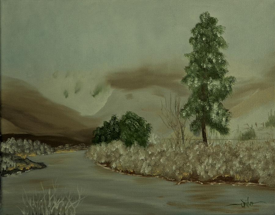 Landscape Painting - Ellensburg Canyaon by Spider Ryan
