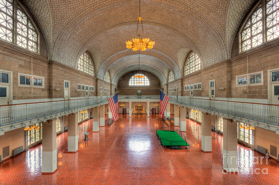 Ellis Island Registry Room II Photograph by Clarence Holmes