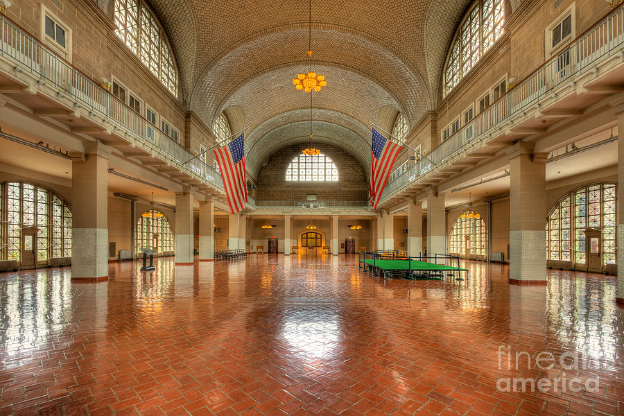 Ellis Island Registry Room III Photograph by Clarence Holmes