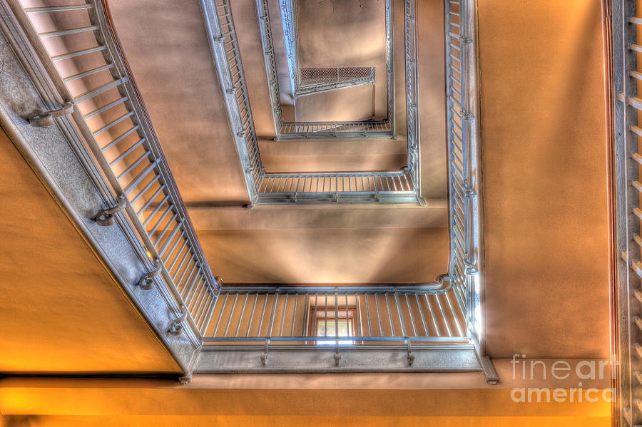Ellis Island Stairway I Photograph by Clarence Holmes
