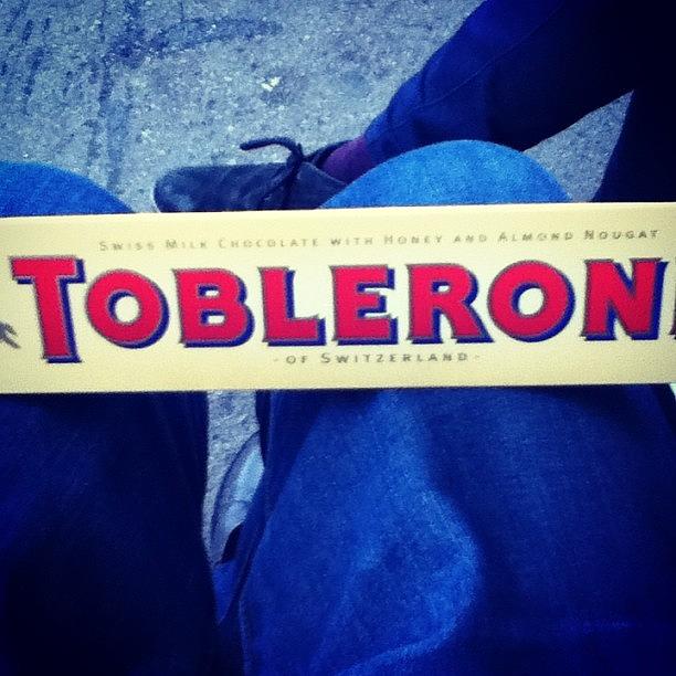 Christmas Photograph - Elly Got Me Some Toblerone Yay by Maxx Parker