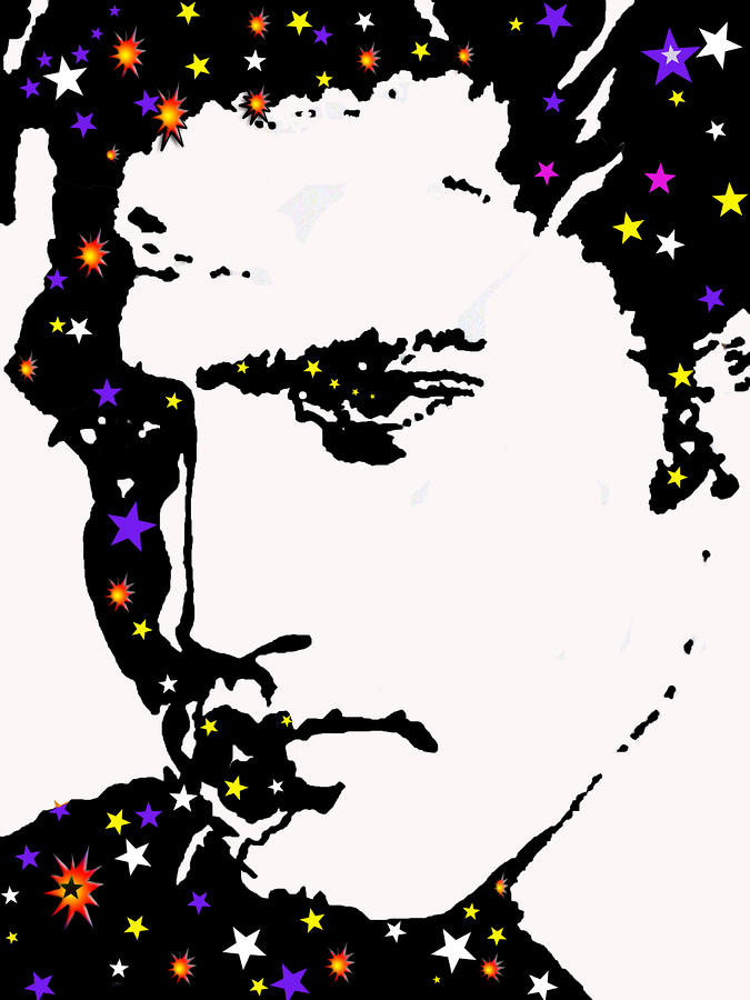 Elvis Living With The Stars Drawing by Robert Margetts