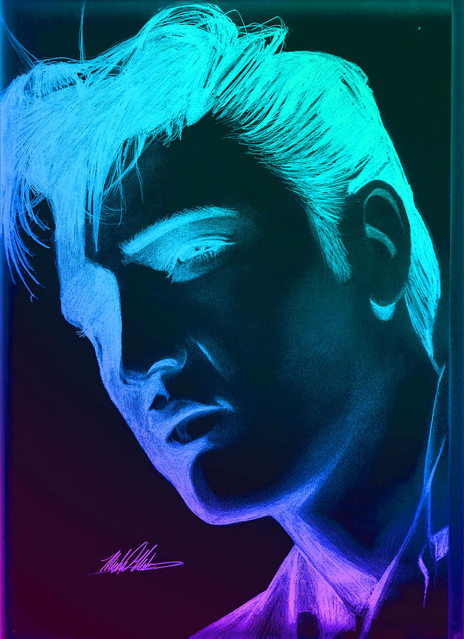Elvis Neon by Michael Mestas