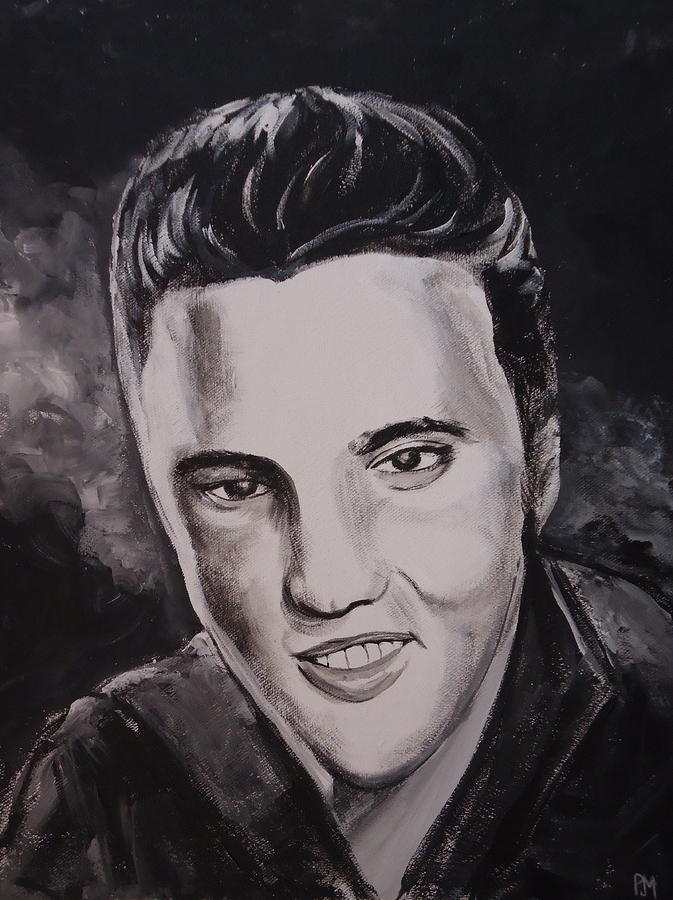 Elvis Presley Painting - Elvis by Pete Maier