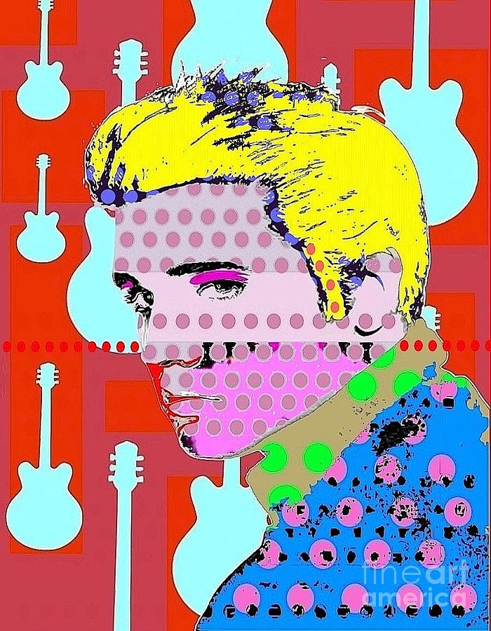 Elvis Digital Art by Ricky Sencion