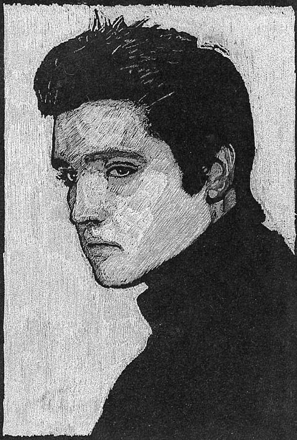 Elvis Presley Drawing - Elvis  by Robert Clement