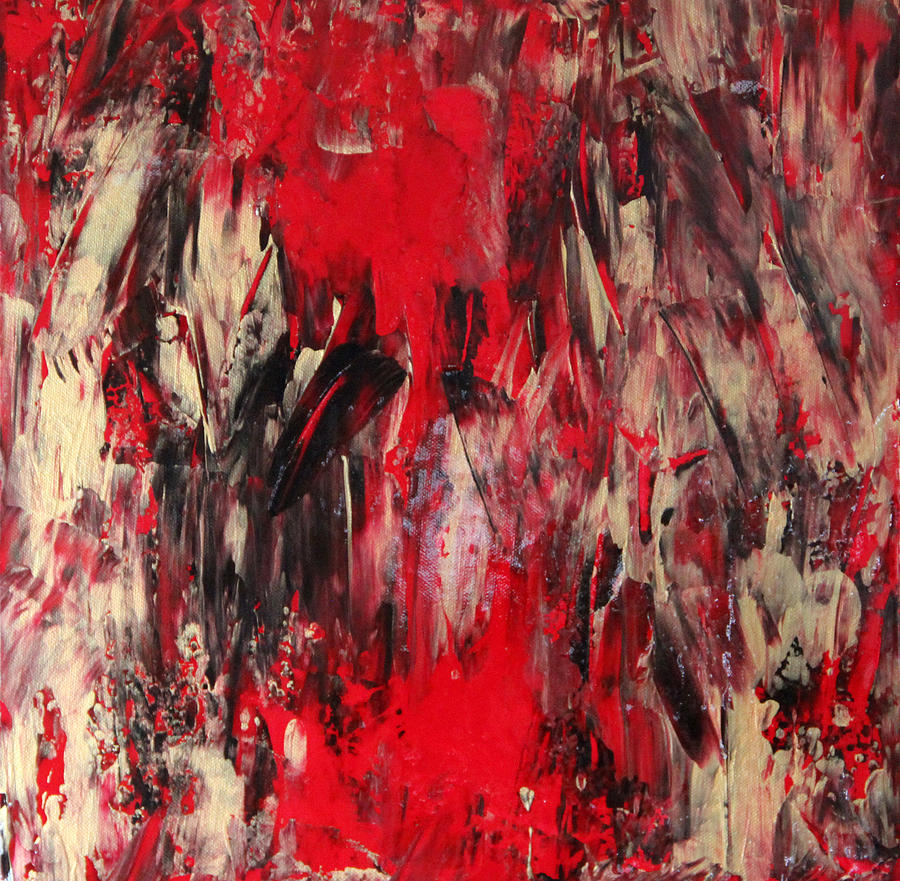 Abstract Painting - Ember by Tracy Fetter