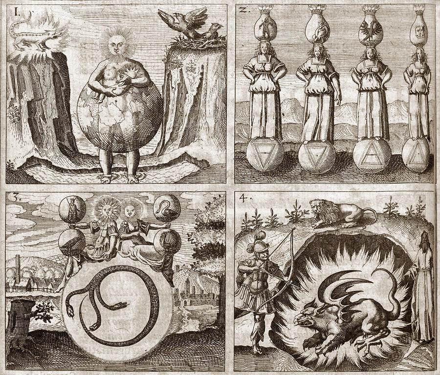 Emblems From Mylius Philosophia Reformat Photograph by Middle Temple Library