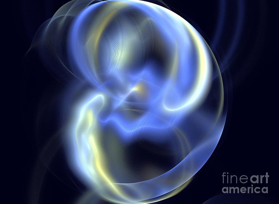 Abstract Digital Art - Embryo by Kim Sy Ok