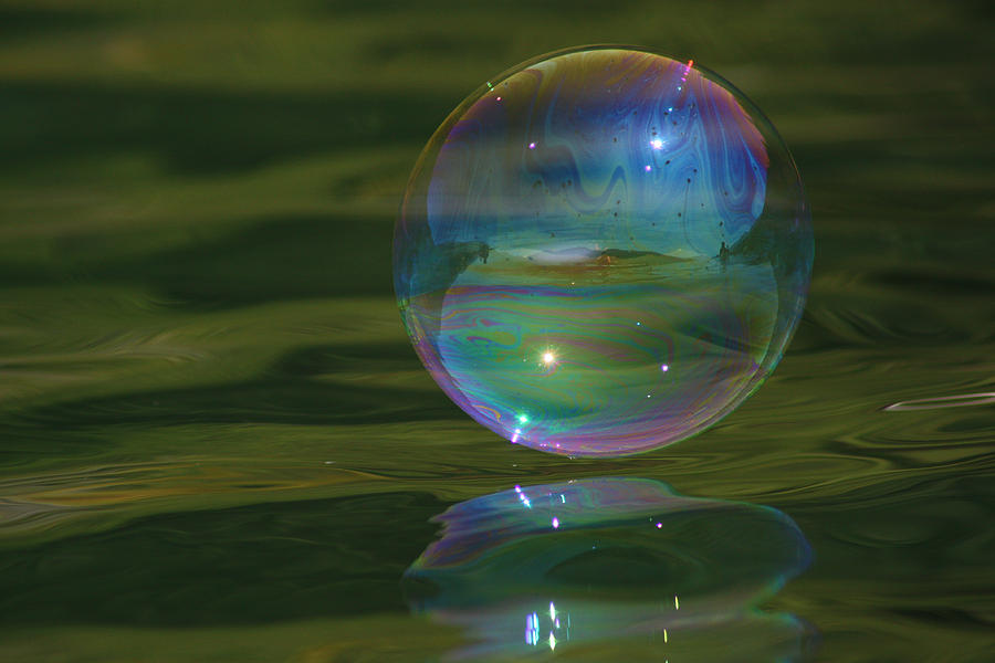 Emerald Bubble  Photograph by Cathie Douglas