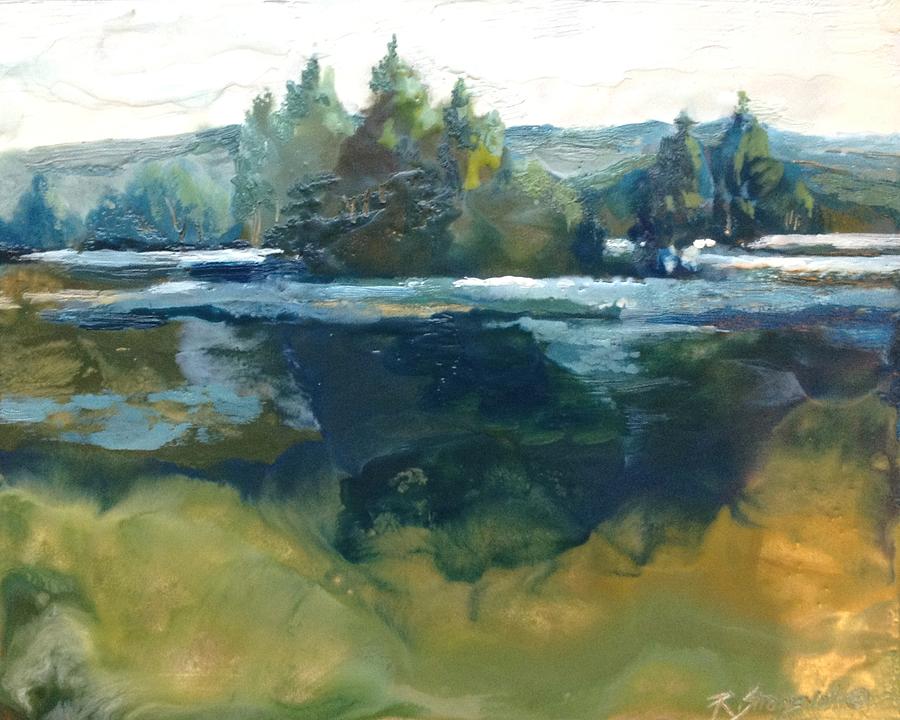 Emerald Reflections Painting by Ruth Stromswold